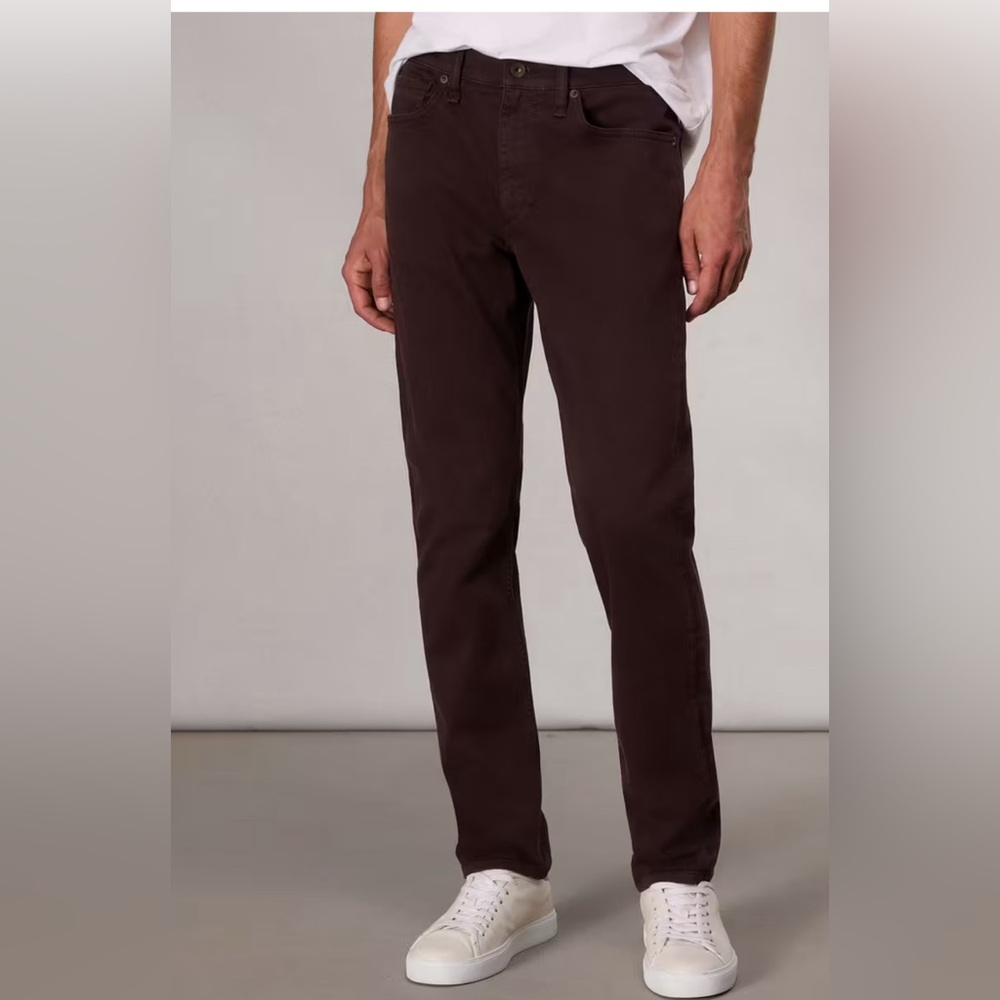 Rag & Bone Fit 2 slim fit jean. Men’s 34x32. Dark red (black with hint of red).